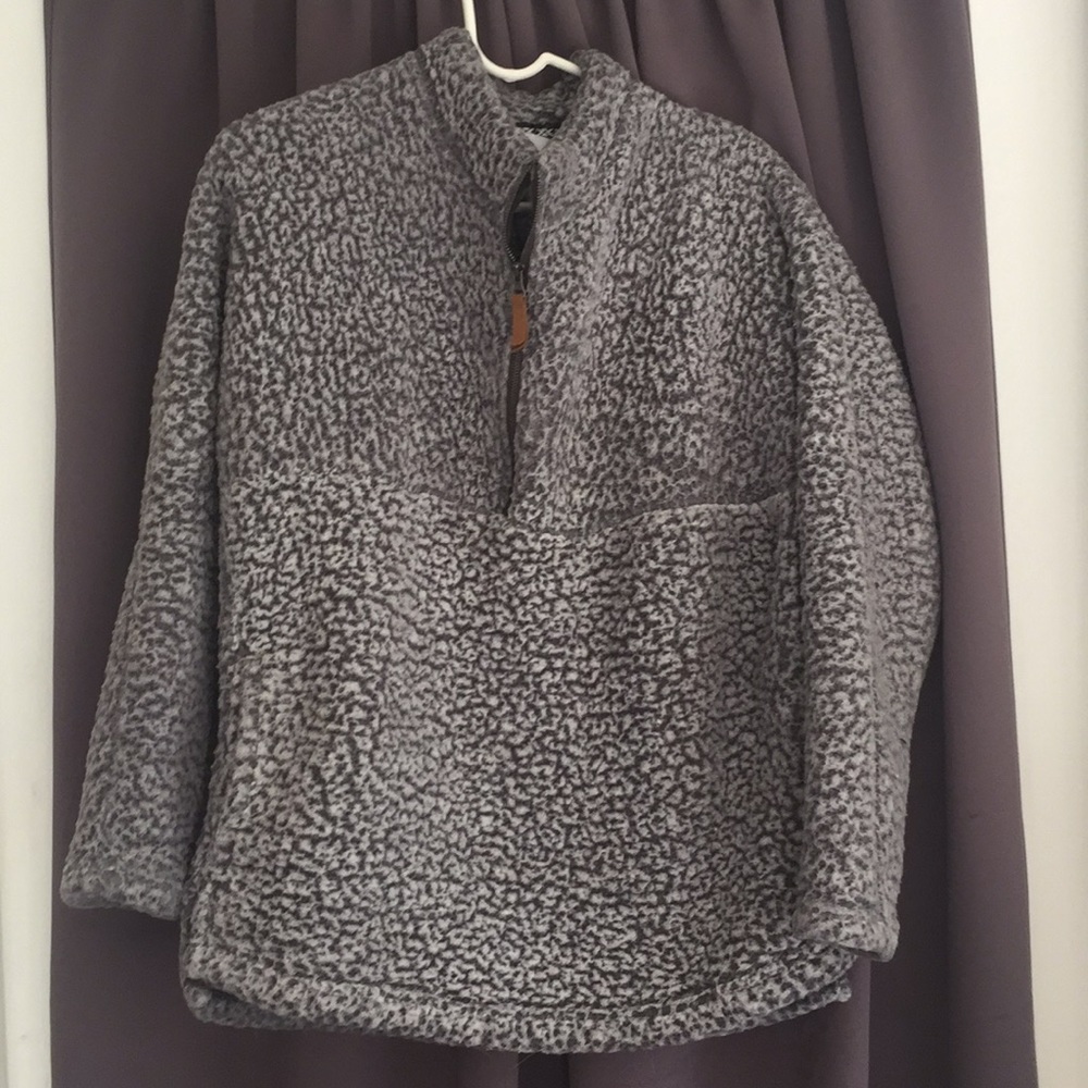 Soft and fuzzy pullover fleece